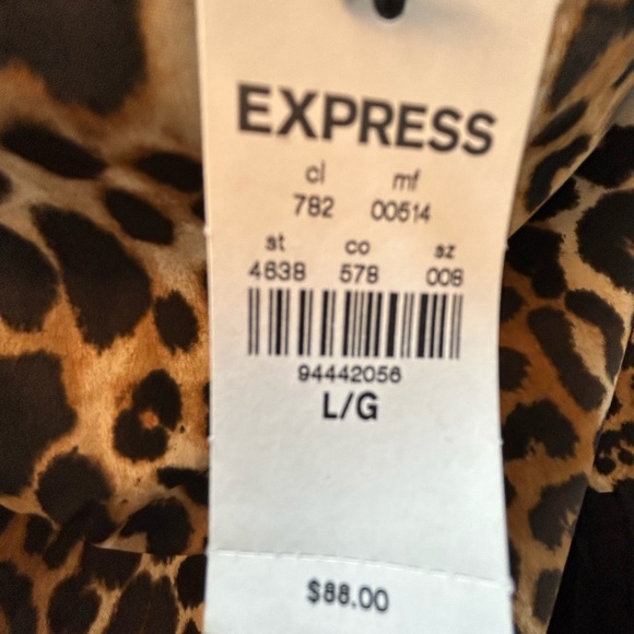 Express Animal Print Jumpsuit - Picture 3 of 4